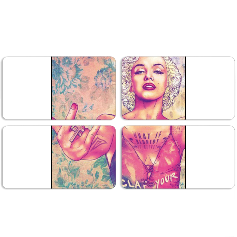 Магнитные фотопазлы 90 на 50 набор 4 штуки 