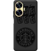 Черный чехол BoxFace Realme C55 Black Coffee