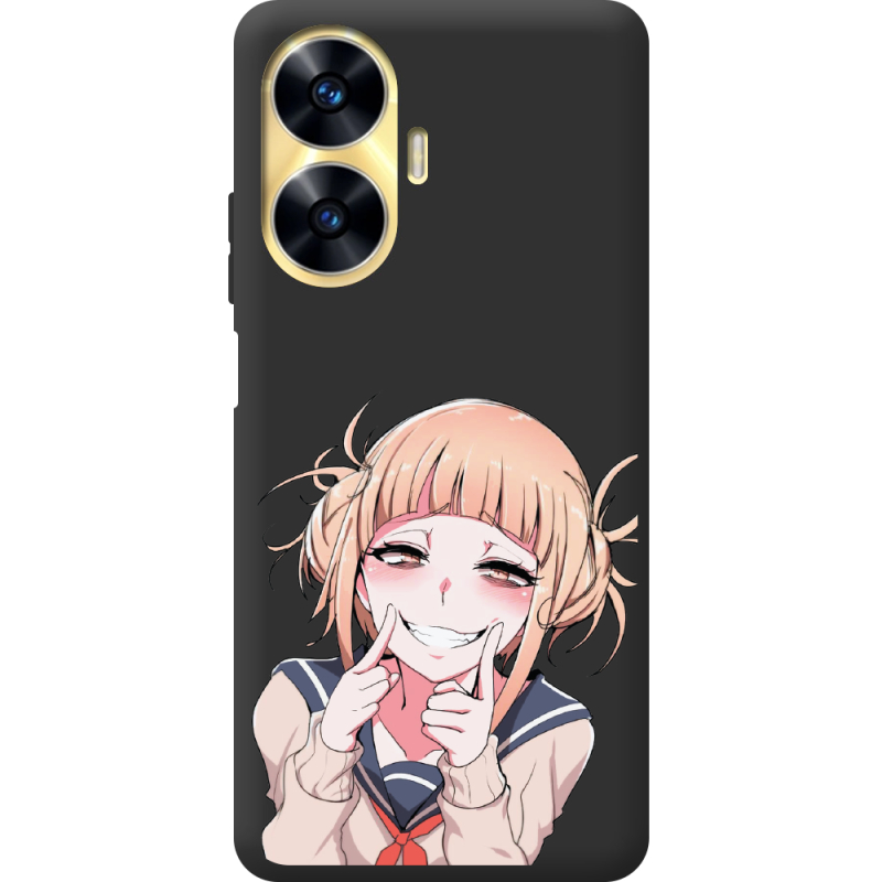 Черный чехол BoxFace Realme C55 Himiko Toga Smile