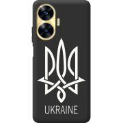 Черный чехол BoxFace Realme C55 Тризуб монограмма ukraine