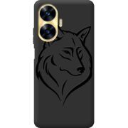 Черный чехол BoxFace Realme C55 Wolf