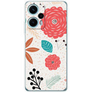 Чехол BoxFace Poco F5 Line Flowers