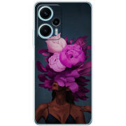 Чехол BoxFace Poco F5 Exquisite Purple Flowers