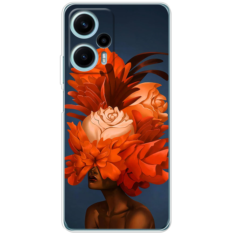 Чехол BoxFace Poco F5 Exquisite Orange Flowers