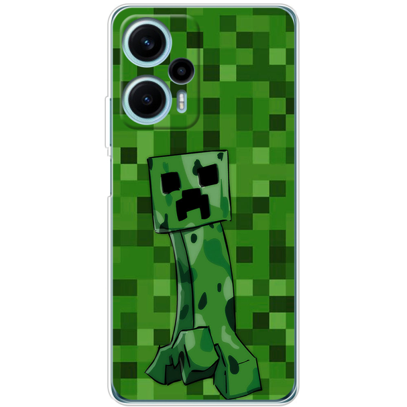 Чехол BoxFace Poco F5 Minecraft Creeper