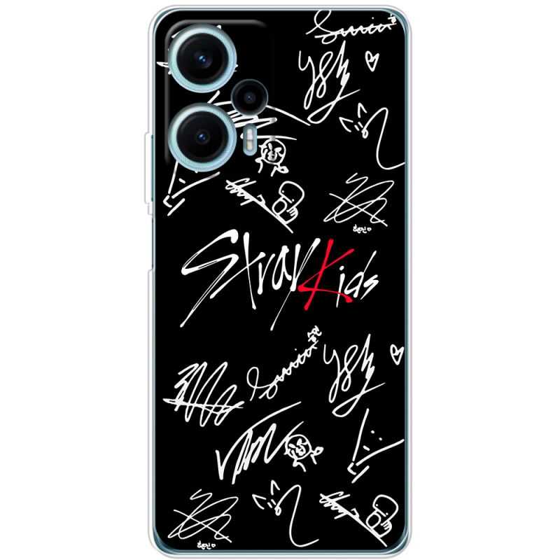 Чехол BoxFace Poco F5 Stray Kids автограф