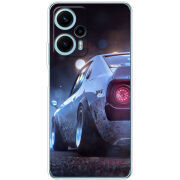 Чехол BoxFace Poco F5 Silver Car