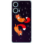 Чехол BoxFace Poco F5 Fox-Astronauts