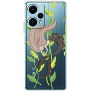 Прозрачный чехол BoxFace Poco F5 Cute Mermaid