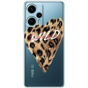 Прозрачный чехол BoxFace Poco F5 Wild Love