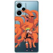 Прозрачный чехол BoxFace Poco F5 Naruto and Kurama