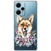 Прозрачный чехол BoxFace Poco F5 Winking Fox