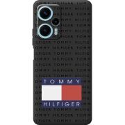 Черный чехол BoxFace Poco F5 Tommy Print