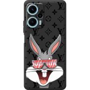 Черный чехол BoxFace Poco F5 looney bunny