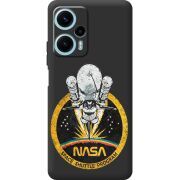 Черный чехол BoxFace Poco F5 NASA Spaceship