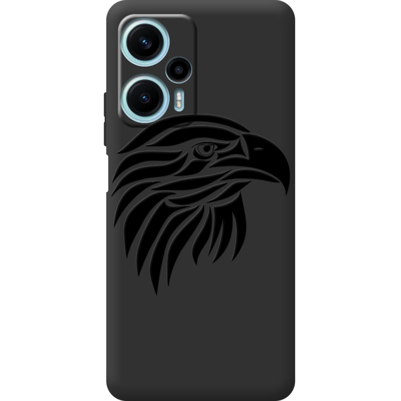 Черный чехол BoxFace Poco F5 Eagle