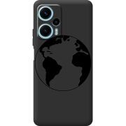 Черный чехол BoxFace Poco F5 Earth