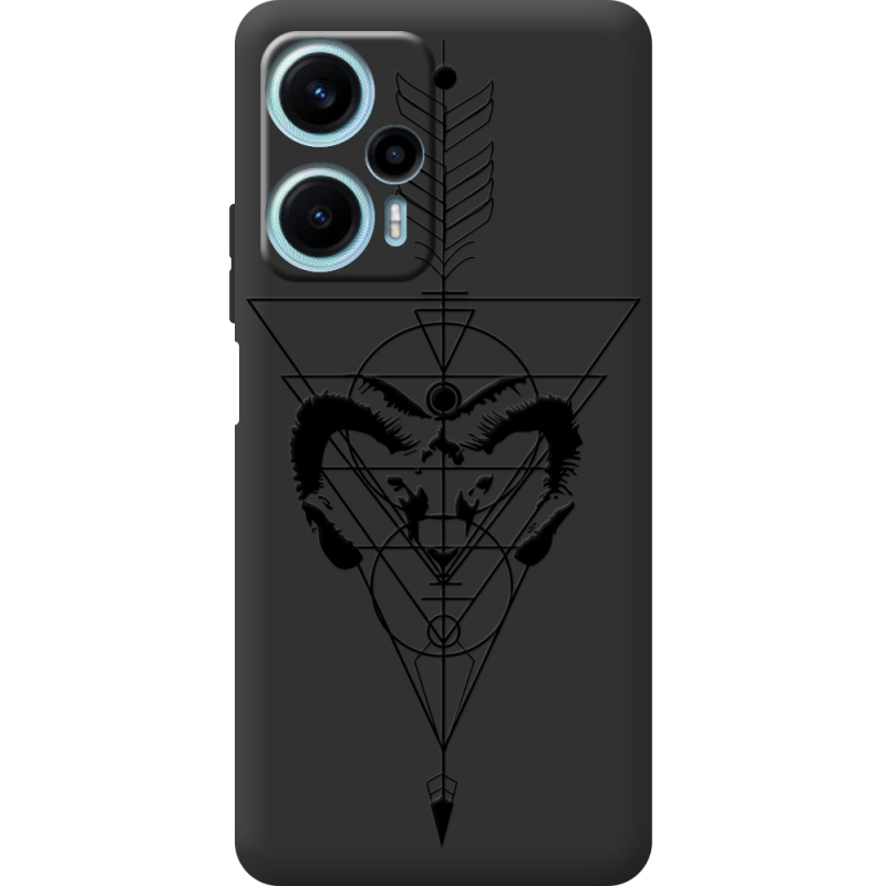 Черный чехол BoxFace Poco F5 