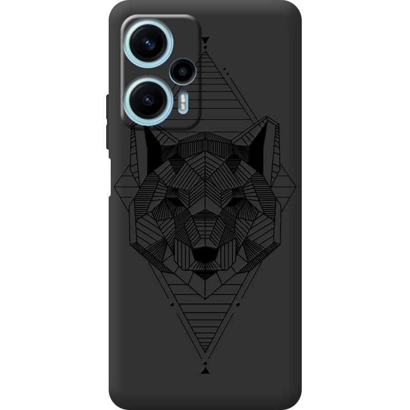 Черный чехол BoxFace Poco F5 