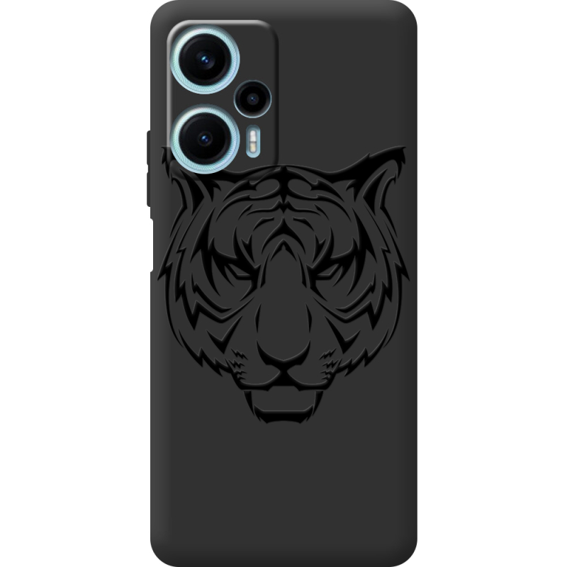 Черный чехол BoxFace Poco F5 Tiger