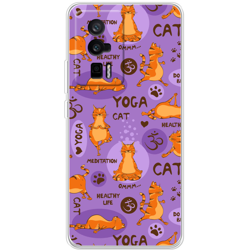 Чехол BoxFace Poco F5 Pro Yoga Cat