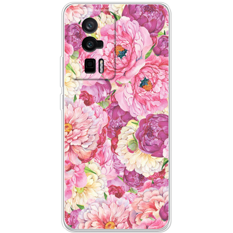 Чехол BoxFace Poco F5 Pro Pink Peonies