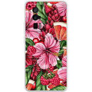 Чехол BoxFace Poco F5 Pro Tropical Flowers