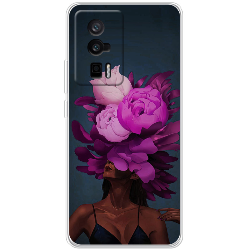 Чехол BoxFace Poco F5 Pro Exquisite Purple Flowers