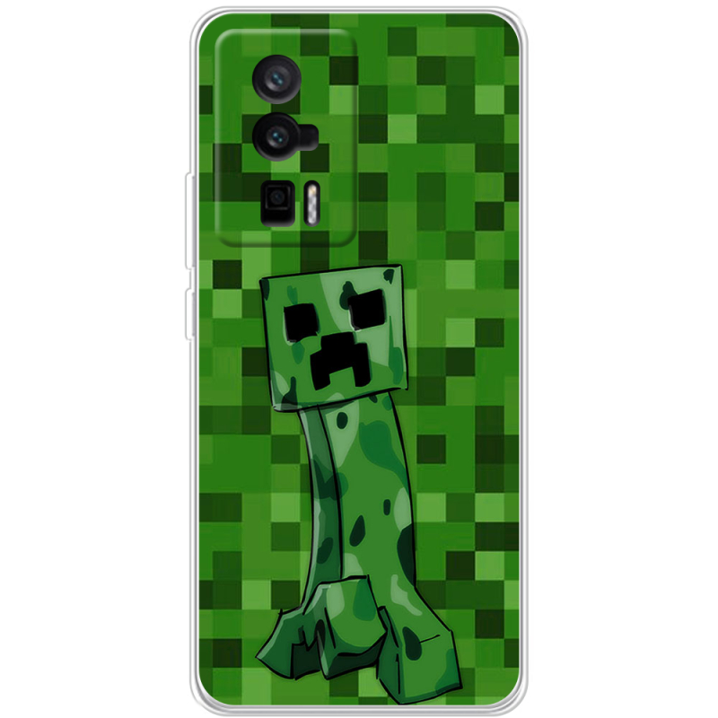 Чехол BoxFace Poco F5 Pro Minecraft Creeper