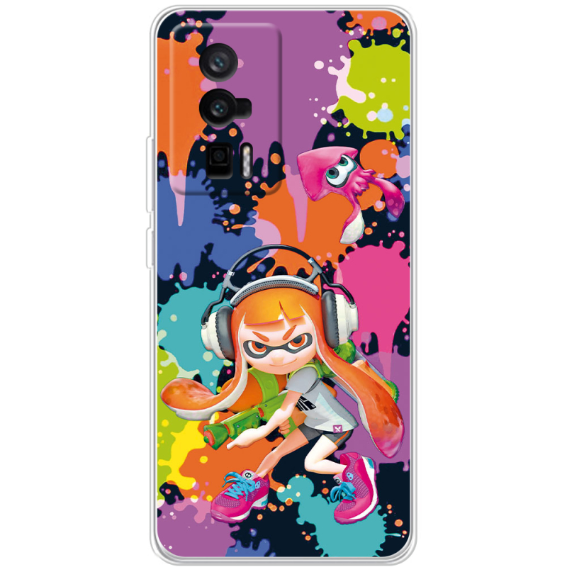 Чехол BoxFace Poco F5 Pro Splatoon Inklings