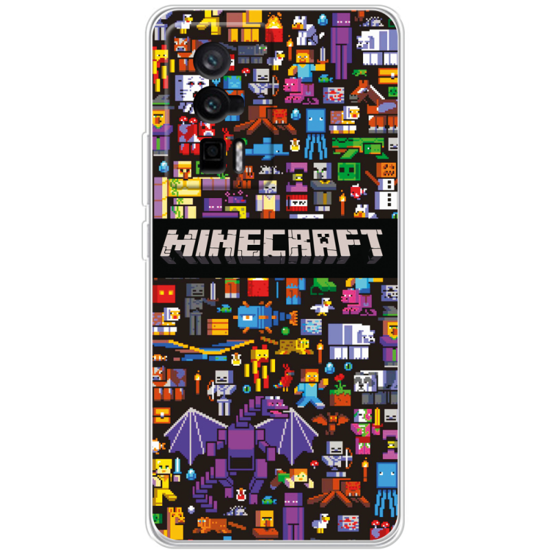 Чехол BoxFace Poco F5 Pro Minecraft Mobbery