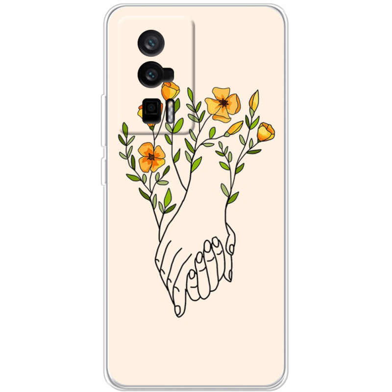 Чехол BoxFace Poco F5 Pro Flower Hands