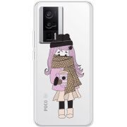 Прозрачный чехол BoxFace Poco F5 Pro Winter Morning Girl