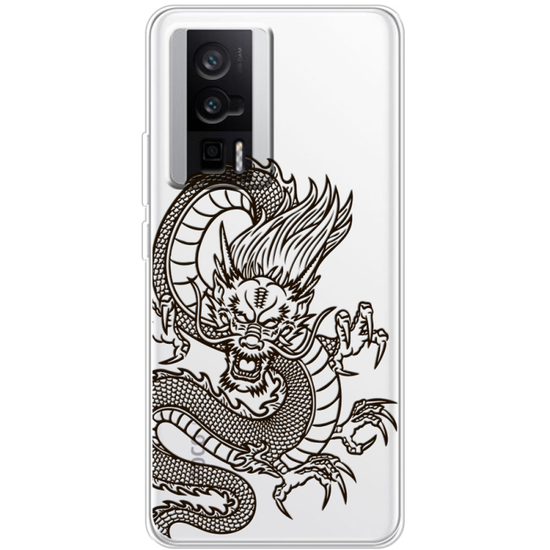 Прозрачный чехол BoxFace Poco F5 Pro Chinese Dragon