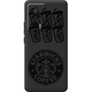 Черный чехол BoxFace Poco F5 Pro Black Coffee