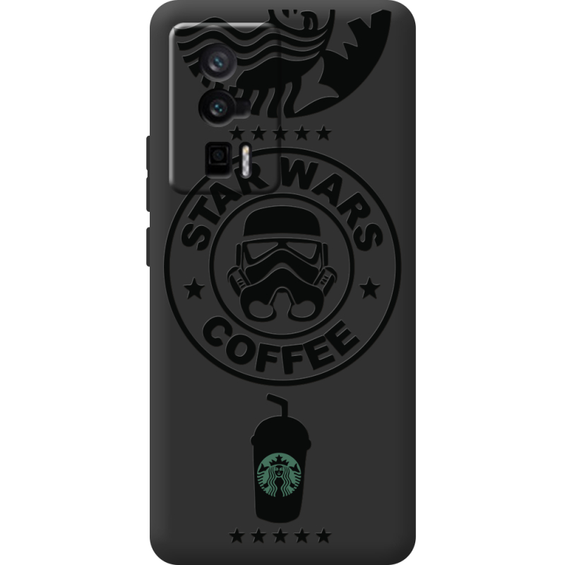 Черный чехол BoxFace Poco F5 Pro Dark Coffee