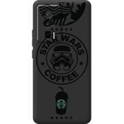 Черный чехол BoxFace Poco F5 Pro Dark Coffee