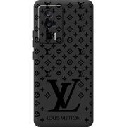 Черный чехол BoxFace Poco F5 Pro LV Style