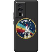 Черный чехол BoxFace Poco F5 Pro NASA