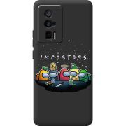 Черный чехол BoxFace Poco F5 Pro Among Us Impostors