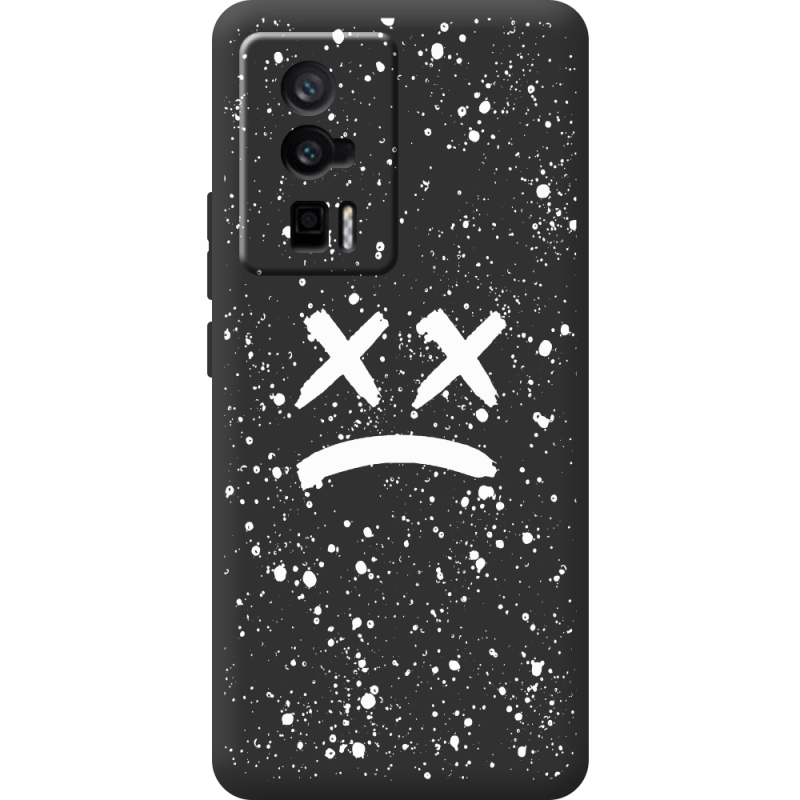 Черный чехол BoxFace Poco F5 Pro Sad Way