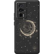 Черный чехол BoxFace Poco F5 Pro Moon