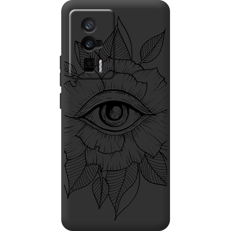 Черный чехол BoxFace Poco F5 Pro Eye