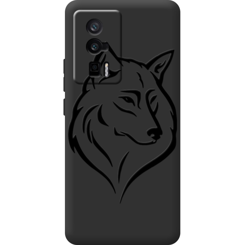 Черный чехол BoxFace Poco F5 Pro Wolf