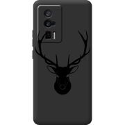 Черный чехол BoxFace Poco F5 Pro Deer