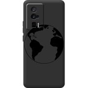 Черный чехол BoxFace Poco F5 Pro Earth