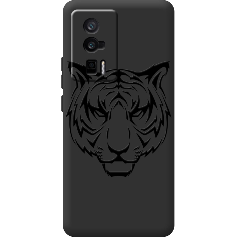 Черный чехол BoxFace Poco F5 Pro Tiger