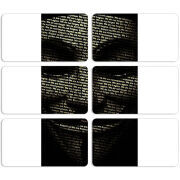 Магнитные фотопазлы 90 на 50 набор 6 штук 