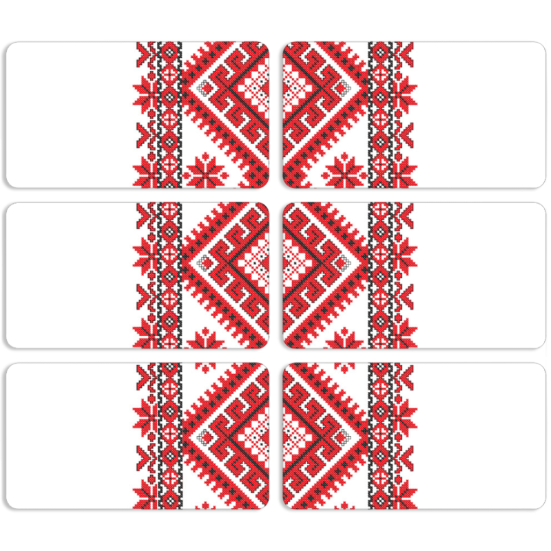 Магнитные фотопазлы 90 на 50 набор 6 штук 