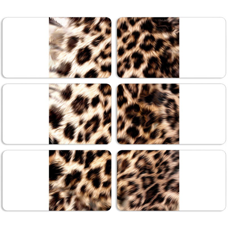 Магнитные фотопазлы 90 на 50 набор 6 штук 